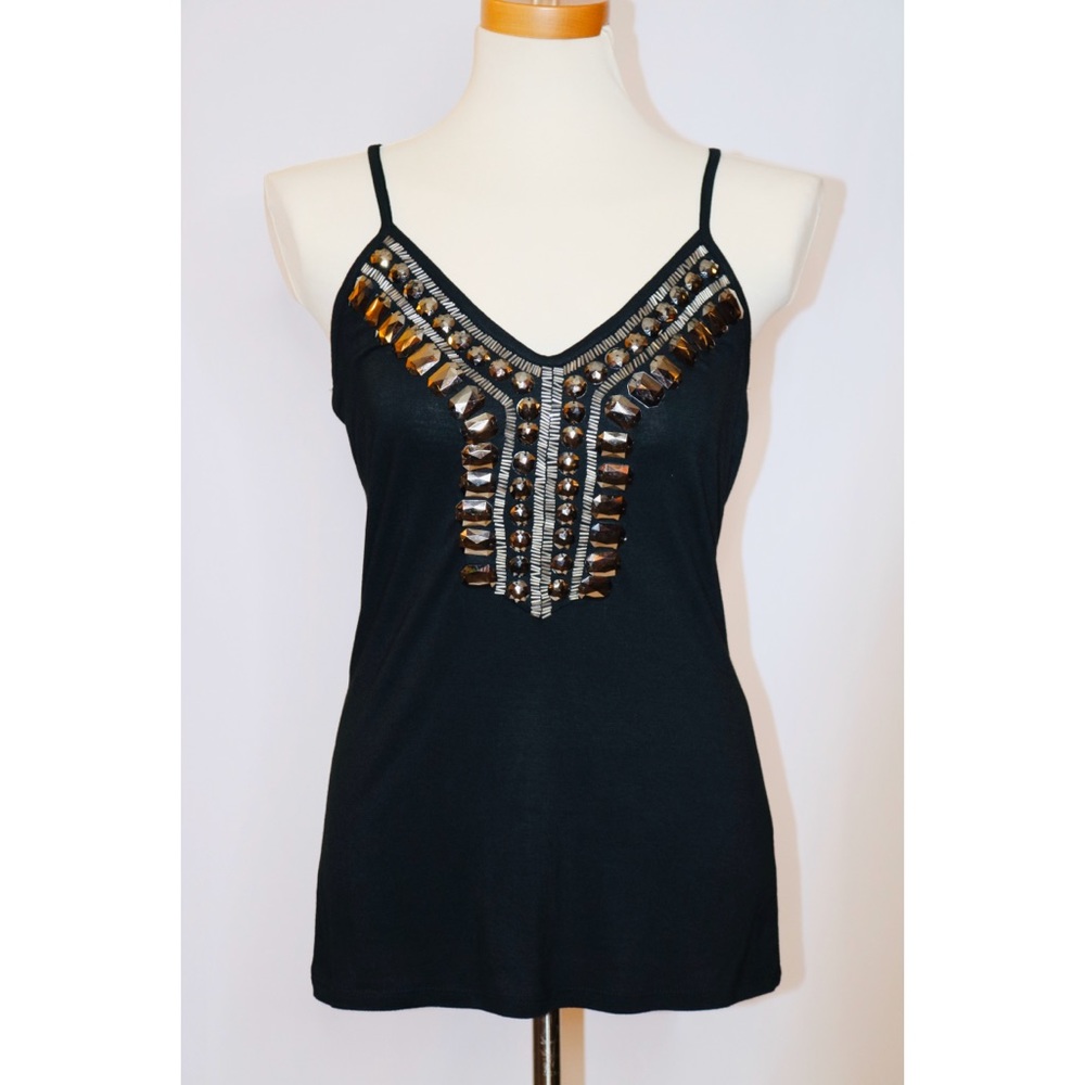 Body Central - Black Beaded Top